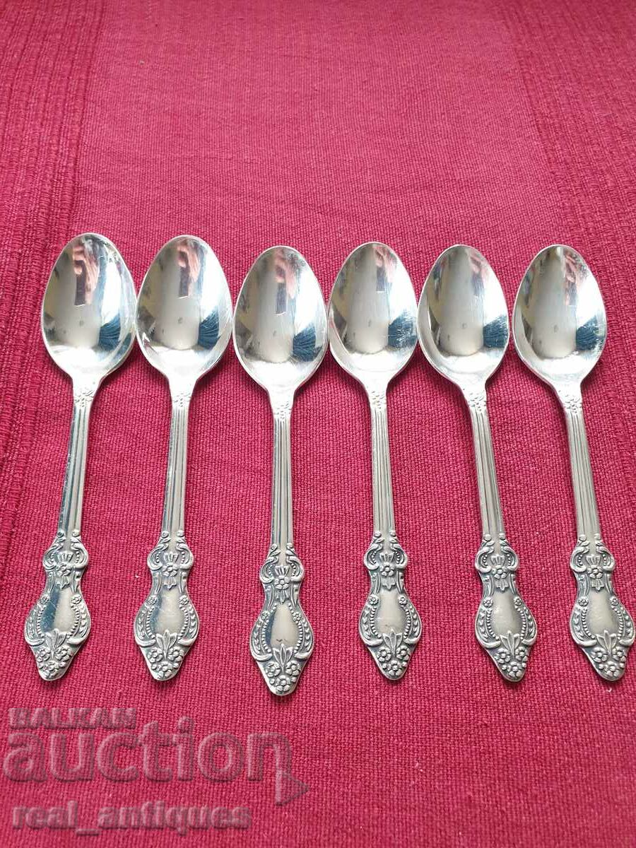 Silver plated spoons