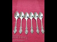 Silver plated spoons