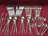 Set of silver plated utensils