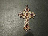 Cross, 5 pieces natural stone - Garnet, 5.12.24