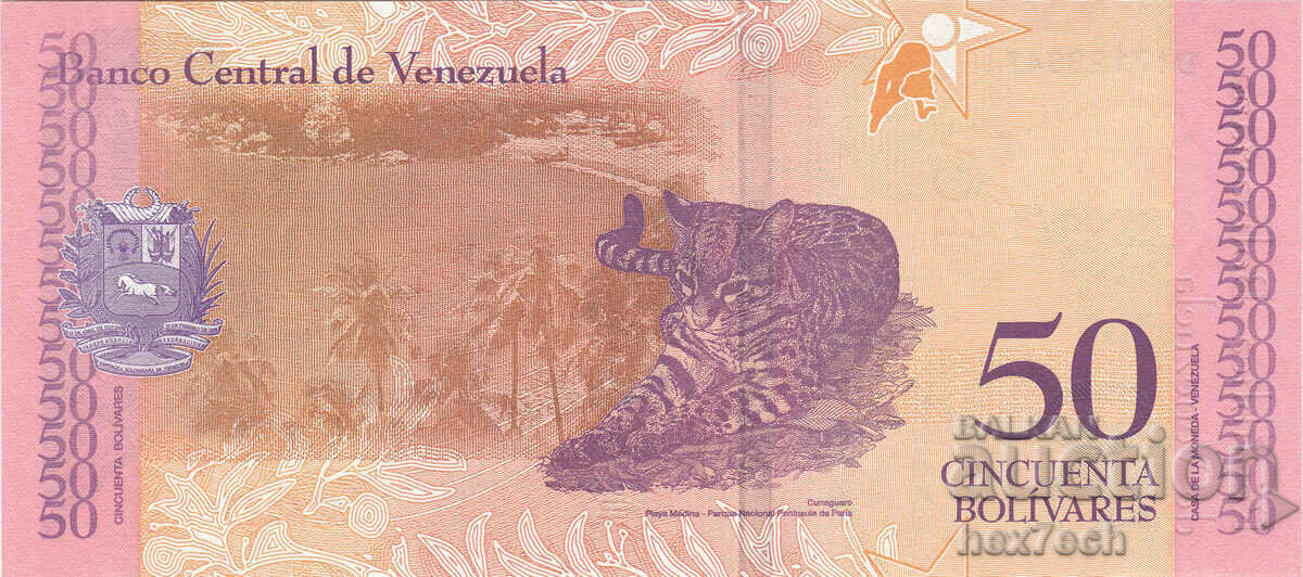 Auction ❤️ ⭐ Venezuela 2018 50 Bolivar UNC new ⭐ ❤️ Auction ❤️ ⭐ Venezuela 2018 50 Bolivar UNC new ⭐ ❤️