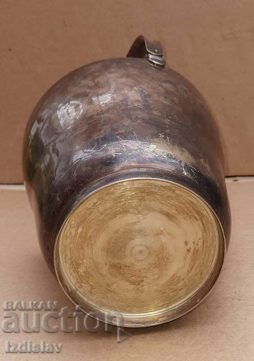 Vintage ice bowl. Silver plated brass. - 6 Vintage ice bowl. Silver plated brass. - 6