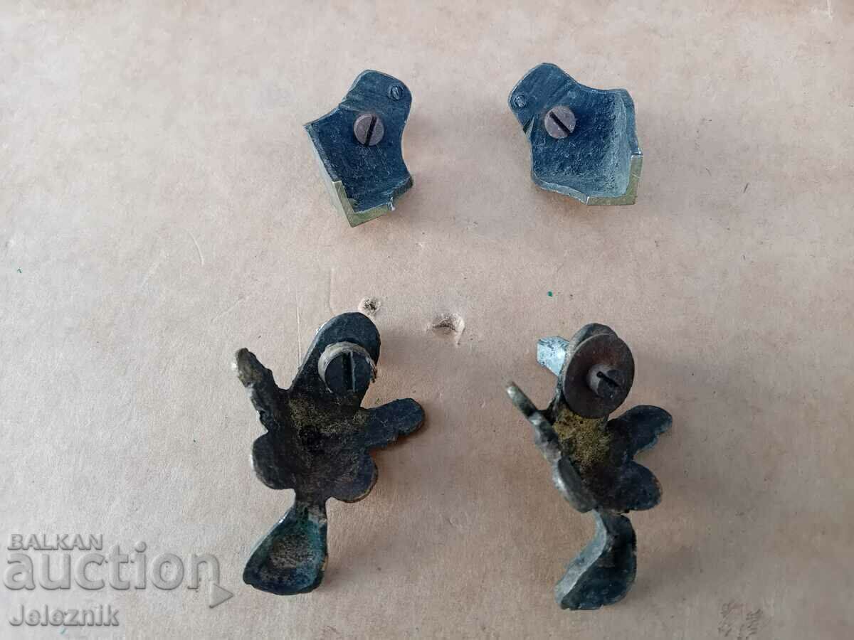 4×Bronze Legs For Marble Mantel Clock-19th century. with price 35.00 BGN | € 17.90