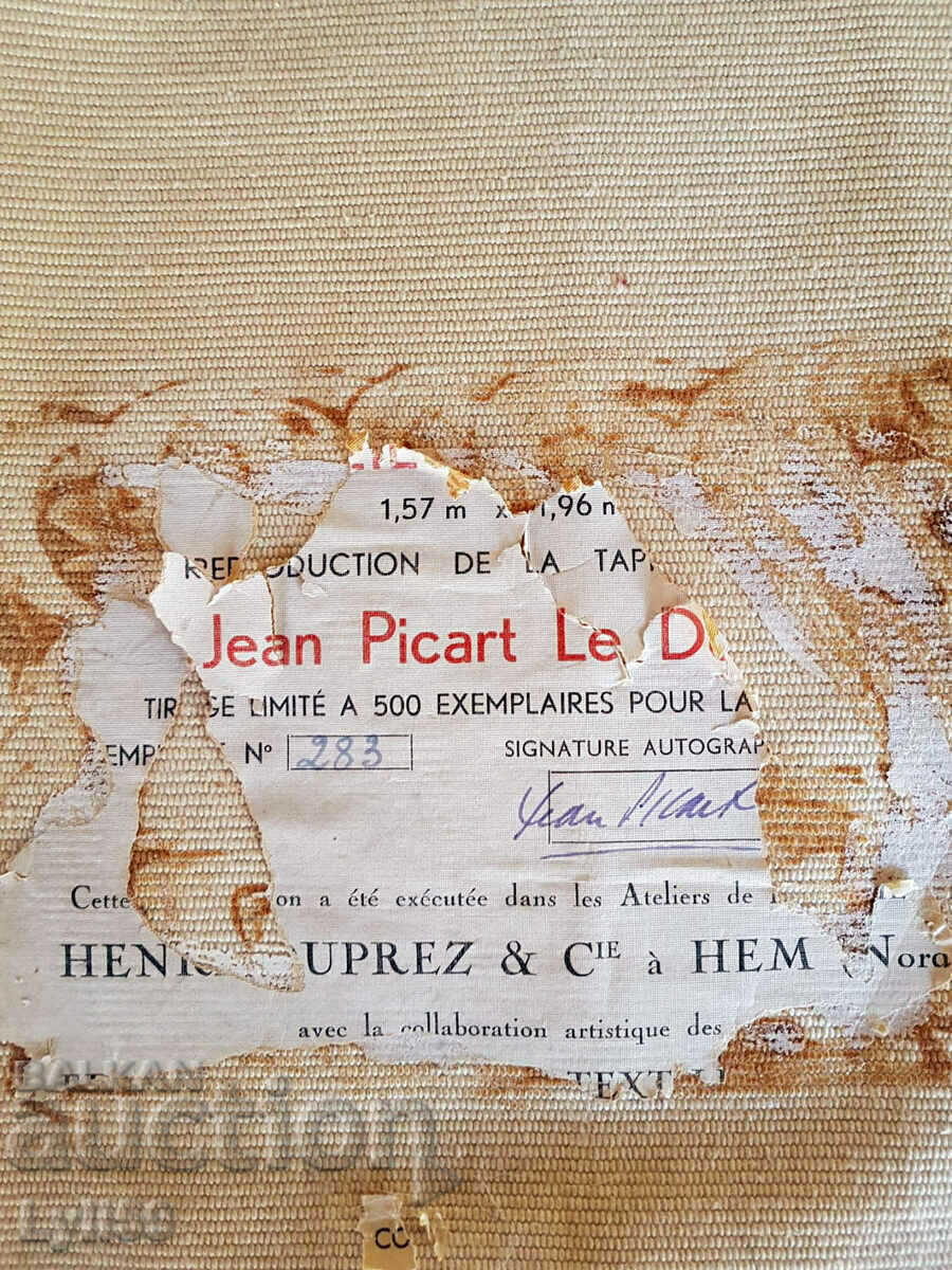 Gobelin "The Eye" by Jean Picard Le Doux - 7 Gobelin "The Eye" by Jean Picard Le Doux - 7