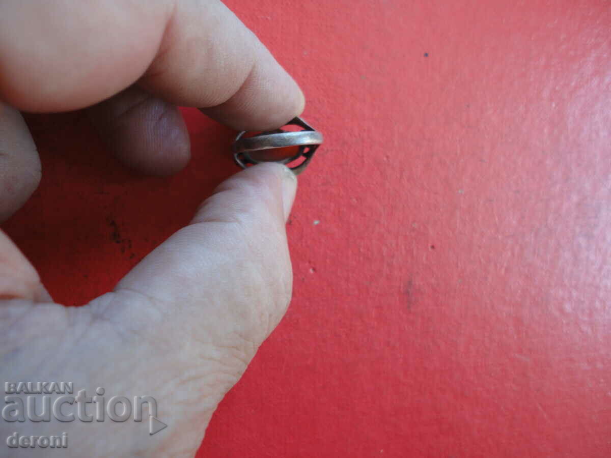 Delivery of Silver ring with cornelian stone Delivery of Silver ring with cornelian stone