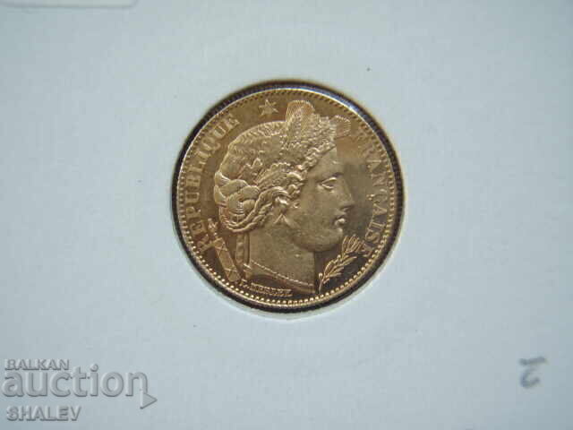 10 Φράγκα 1899 Α Γαλλία /2/- Unc (χρυσός) - 6 10 Φράγκα 1899 Α Γαλλία /2/- Unc (χρυσός) - 6