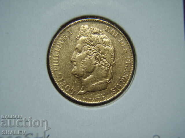 20 franci 1838 A Franța (20 franci Franța) - AU (aur) - 6