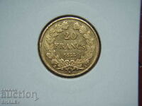 20 franci 1838 A Franța (20 franci Franța) - AU (aur)