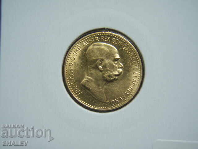 10 Corona 1909 Austria - AU (gold) - 5 10 Corona 1909 Austria - AU (gold) - 5