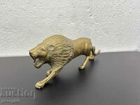 Bronze figure of a lion. #6205