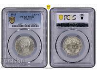 2 leva 1913 MS 62 PCGS