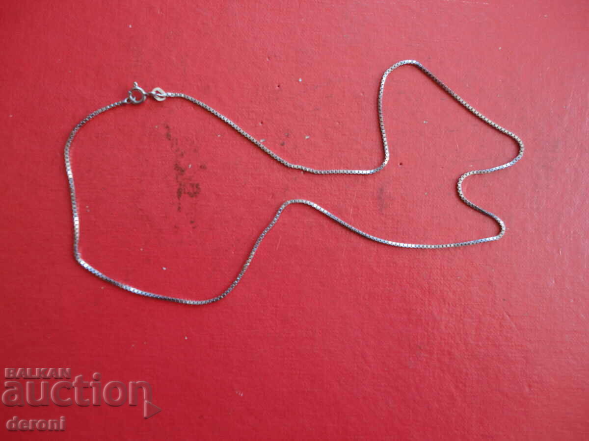 Silver chain necklace 925 A with price 20.00 BGN | € 10.23 Silver chain necklace 925 A with price 20.00 BGN | € 10.23