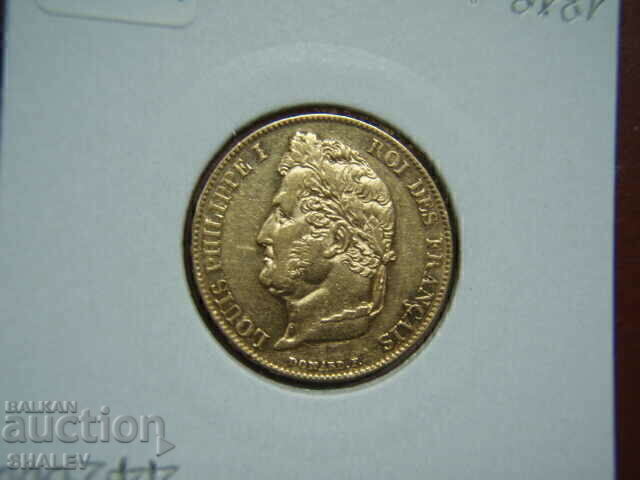 20 Francs 1848 A France (20 francs France) - AU (gold) - 6 20 Francs 1848 A France (20 francs France) - AU (gold) - 6