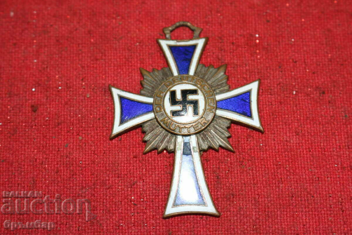 Original German Fascist Order "Mother's Cross" Cross of Honor.