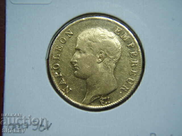 40 Francs 1806 A France (France) - XF/AU (gold) - 7 40 Francs 1806 A France (France) - XF/AU (gold) - 7