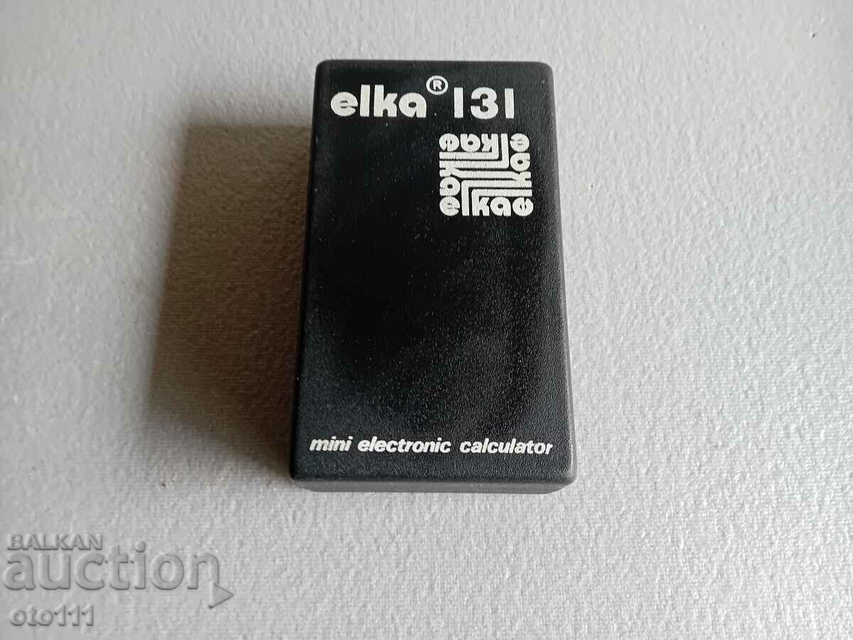 ELECTRONIC CALCULATOR ELKA 131 - 6 ELECTRONIC CALCULATOR ELKA 131 - 6