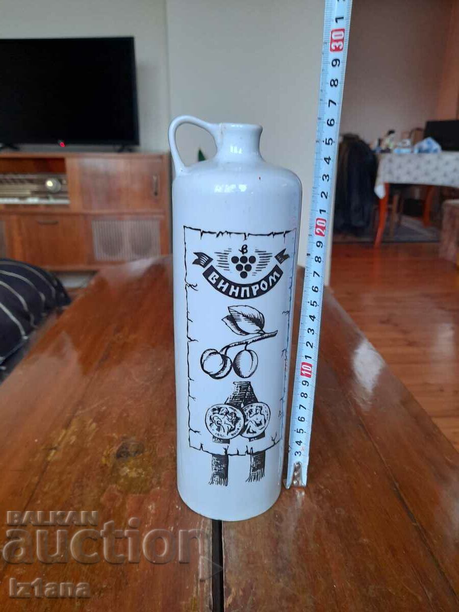 Old porcelain jug, jug Troyanska Slivova, Vinprom - 5 Old porcelain jug, jug Troyanska Slivova, Vinprom - 5