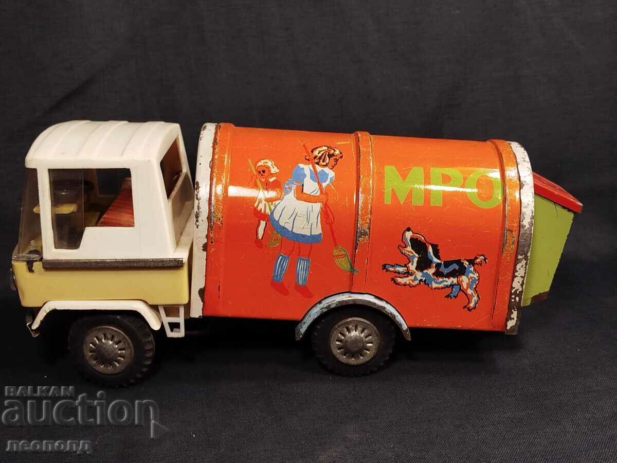 OLD RETRO SOC TOY ZBIK GARBAGE TRUCK with price 60.00 BGN | € 30.68