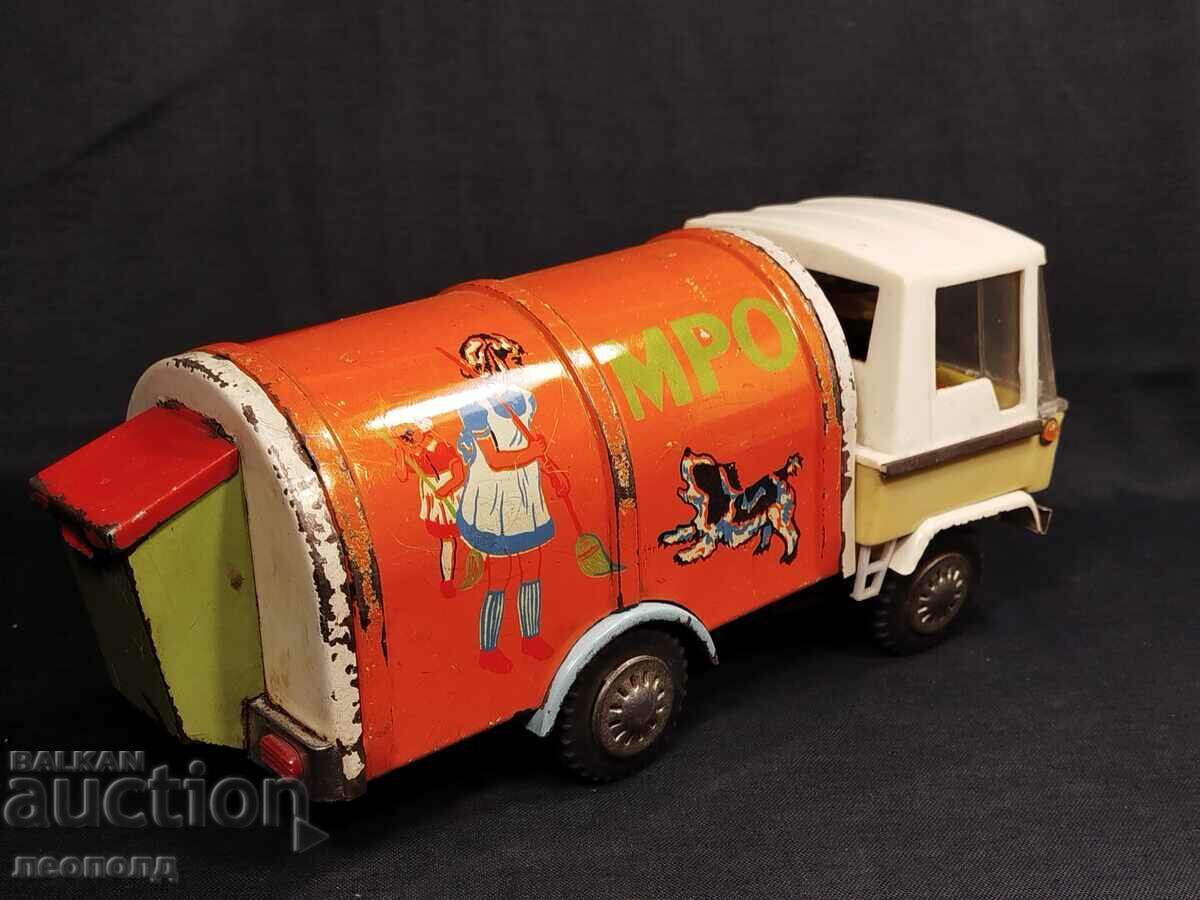Delivery of OLD RETRO SOC TOY ZBIK GARBAGE TRUCK
