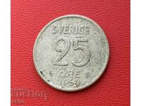 Sweden-25 yore 1954-silver