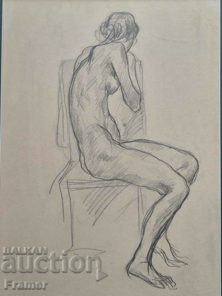 Prof. SVETLIN RUSEV 1933-2018 Memorial Original drawing 90s with price 1650.00 BGN | € 843.63 Prof. SVETLIN RUSEV 1933-2018 Memorial Original drawing 90s with price 1650.00 BGN | € 843.63