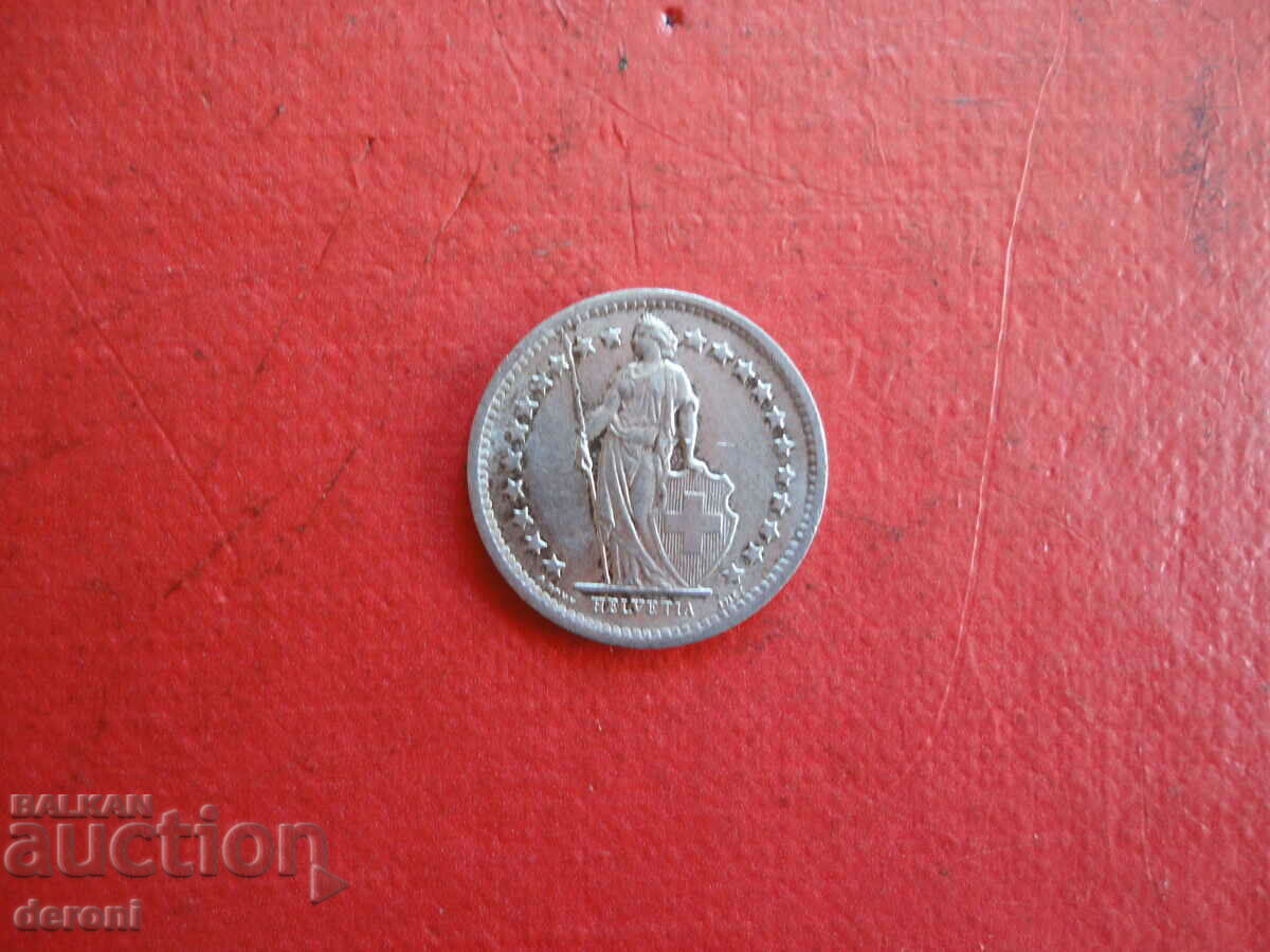 Delivery of 1/2 Swiss Franc 1965 Silver Coin Delivery of 1/2 Swiss Franc 1965 Silver Coin