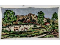 . SIRNY OLD CARPET RUG WALL