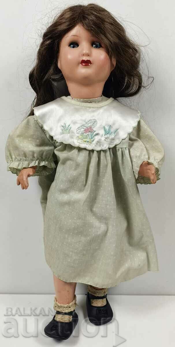 Auction FOR CHARITY! LARGE VERY OLD CERAMIC DOLL Auction FOR CHARITY! LARGE VERY OLD CERAMIC DOLL