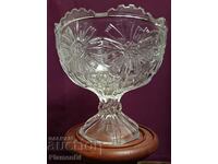 Old glass candy bowl.