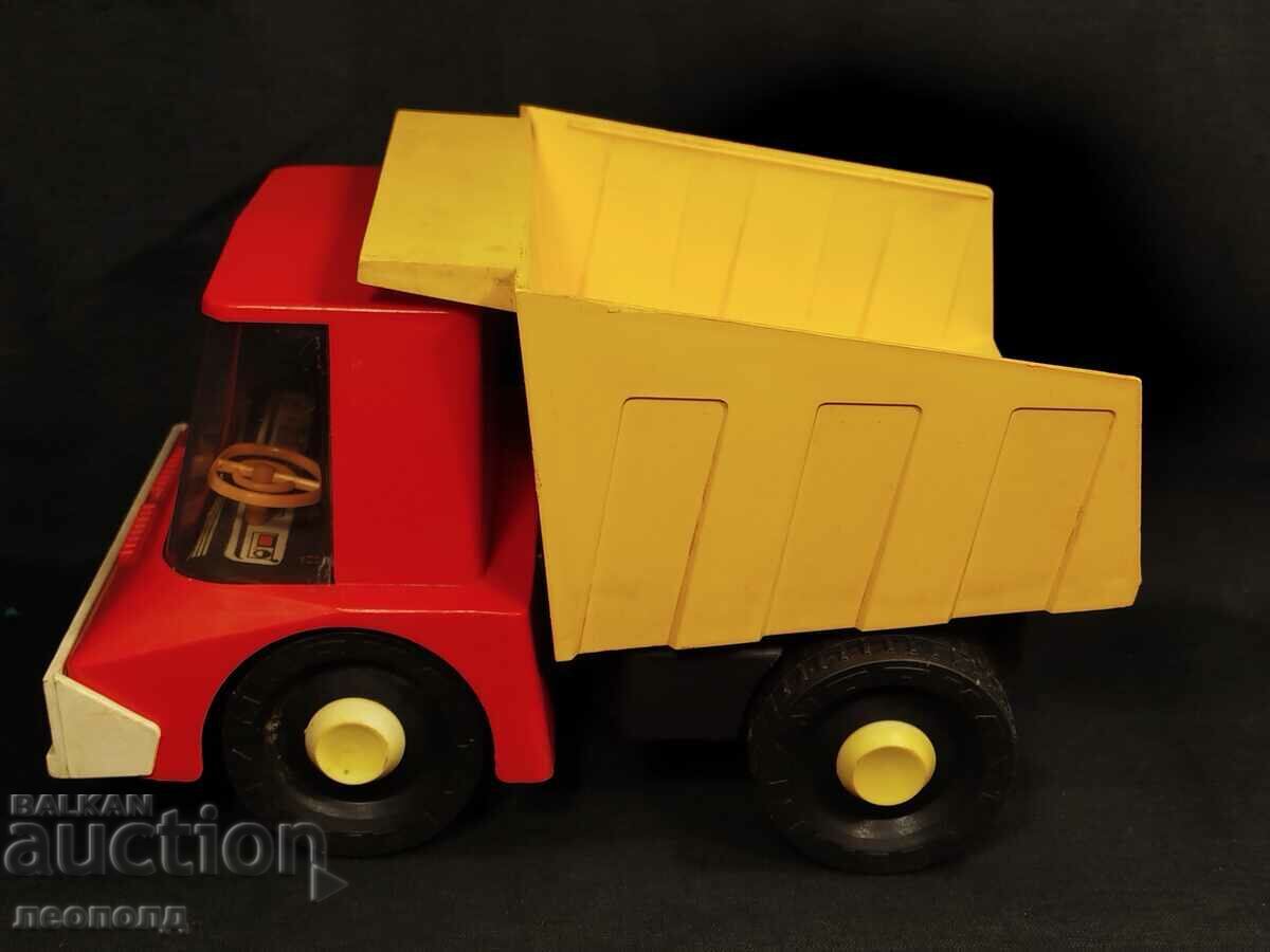 OLD RETRO SOC USSR PLASTIC TOY DUMP TRUCK NORMA with price 40.00 BGN | € 20.45