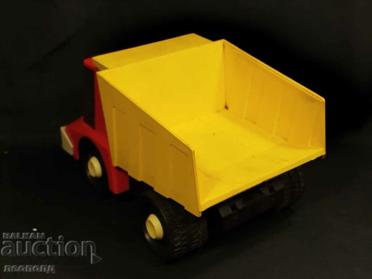 Auction  OLD RETRO SOC USSR PLASTIC TOY DUMP TRUCK NORMA