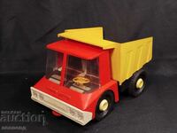 OLD RETRO SOC USSR PLASTIC TOY DUMP TRUCK NORMA