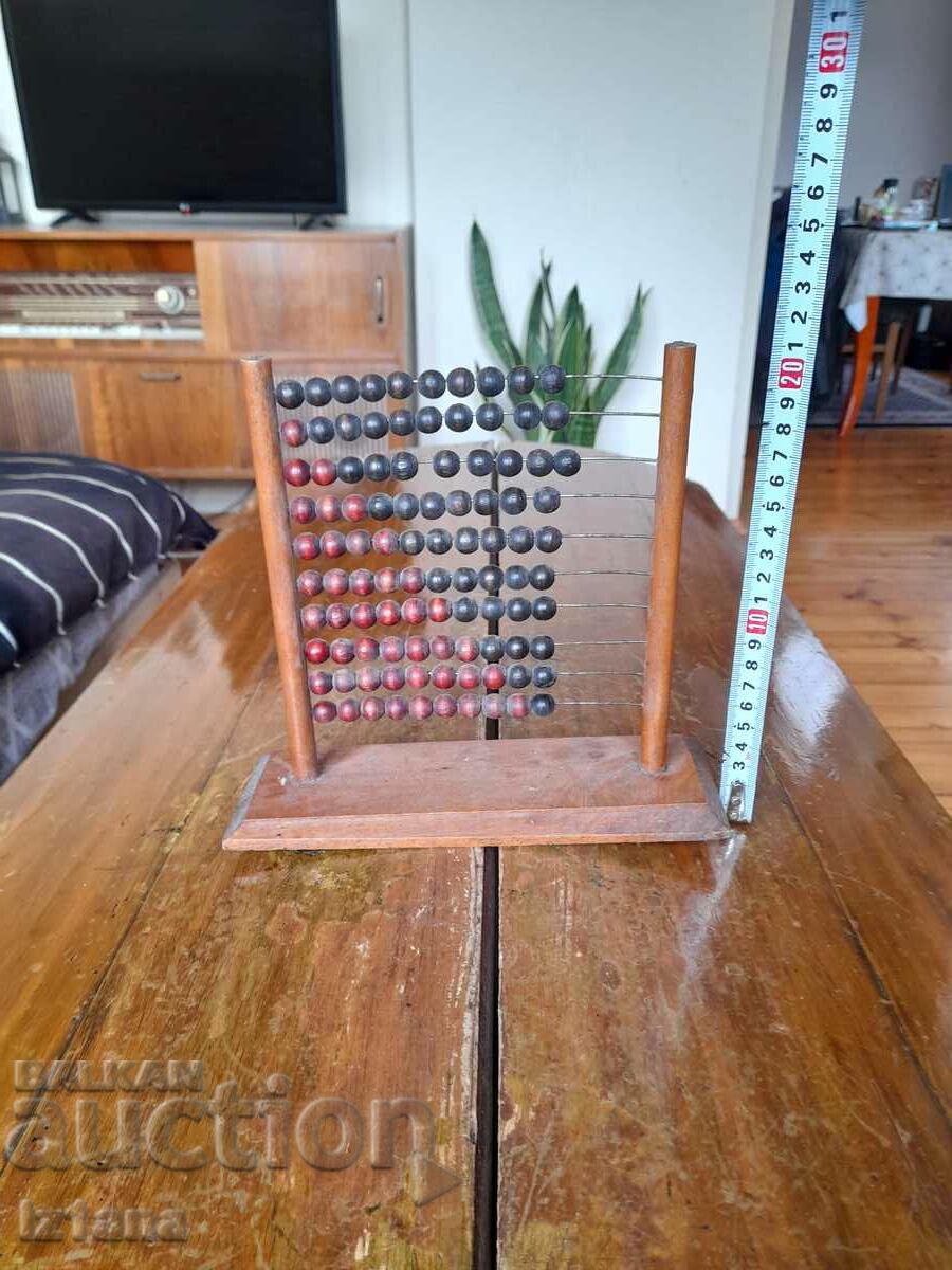 Auction Old wooden abacus Auction Old wooden abacus