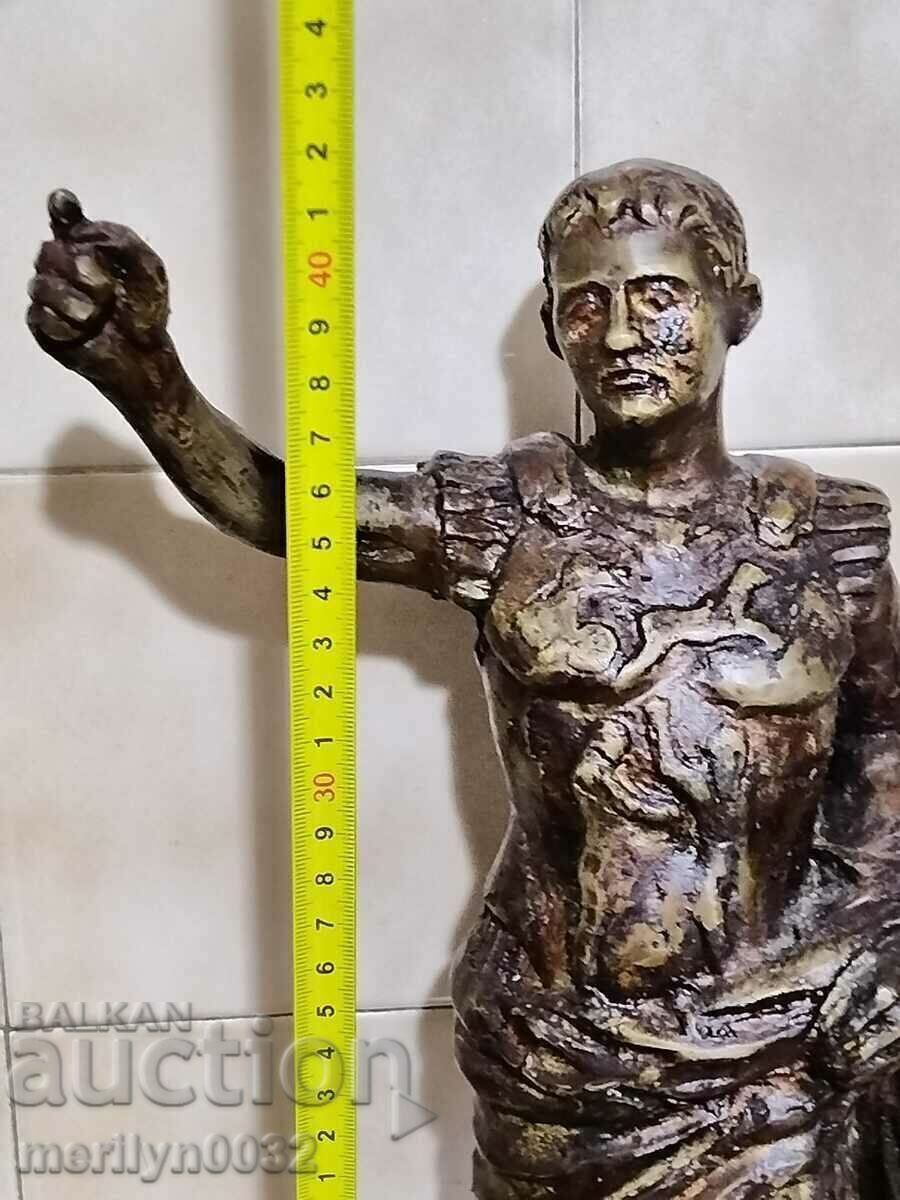 Delivery of Bronze statuette Roman Caesar figure figurine plastic