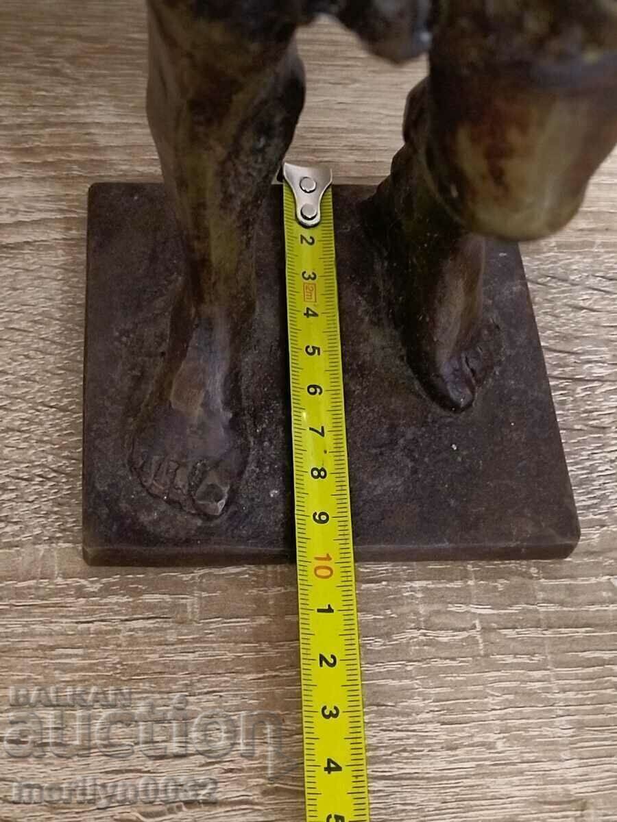 Bronze statuette Roman Caesar figure figurine plastic - 5