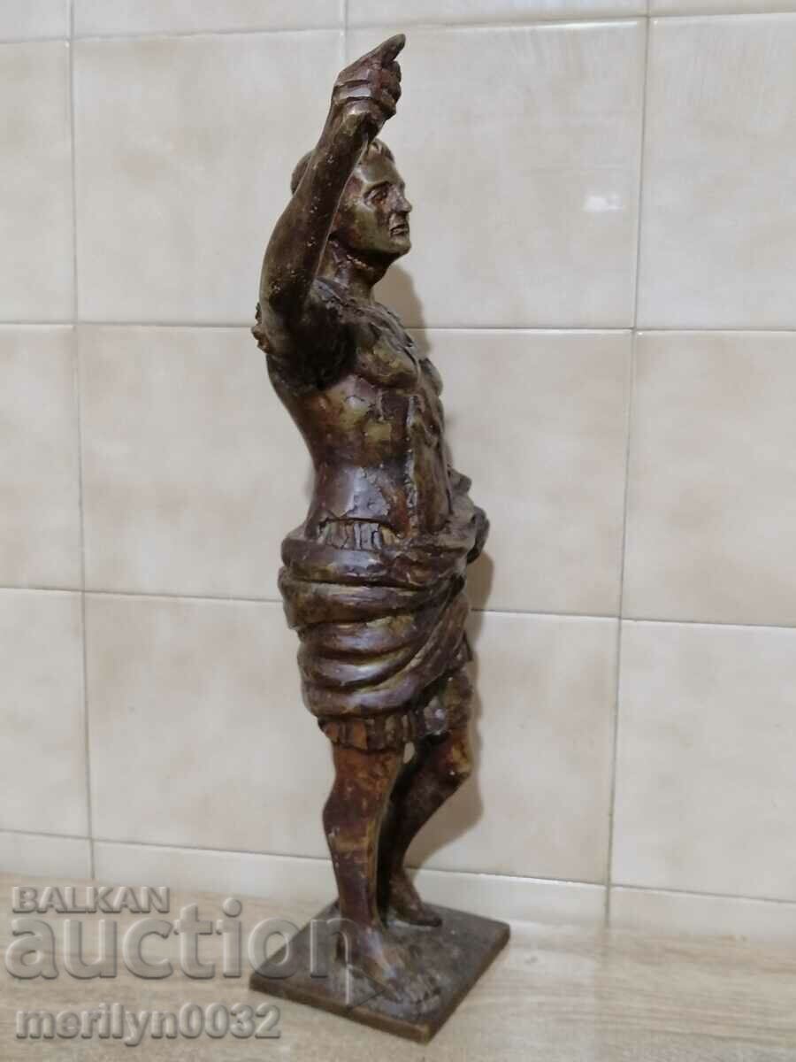 Bronze statuette Roman Caesar figure figurine plastic - 6