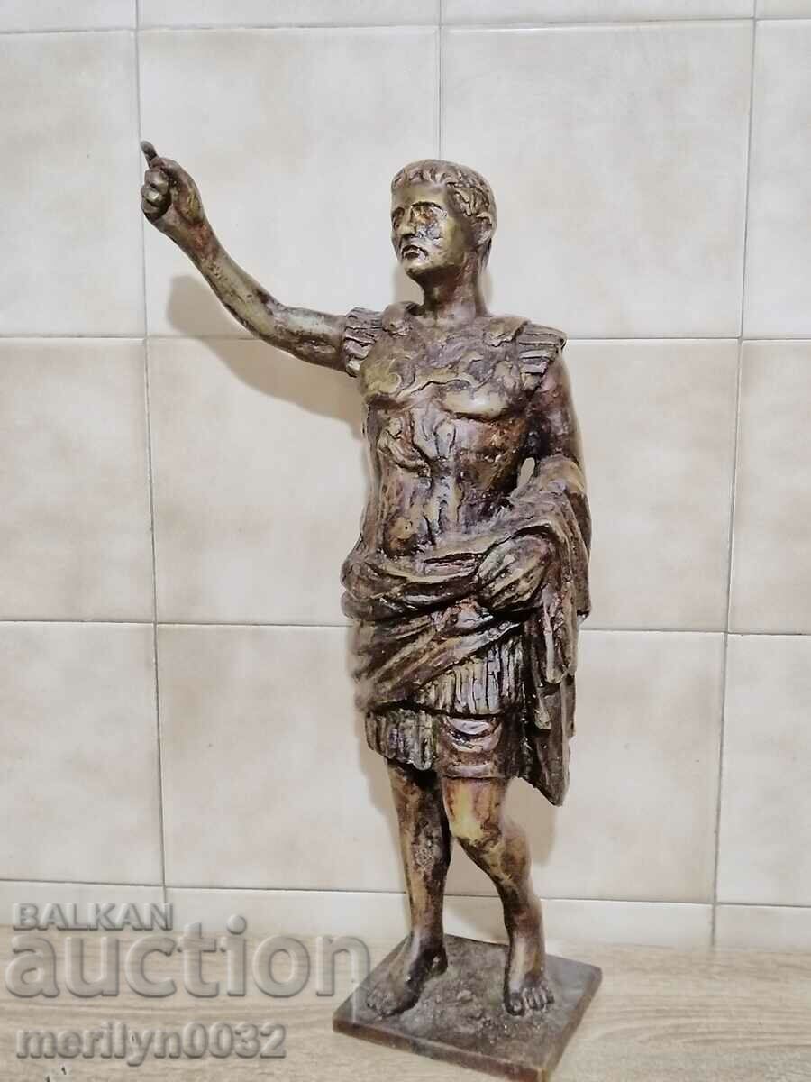 Bronze statuette Roman Caesar figure figurine plastic - 7