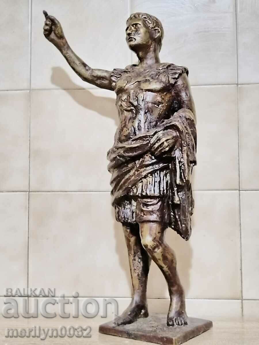 Statueta din bronz Figurina din plastic Roman Caesar