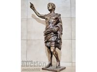 Bronze statuette Roman Caesar figure figurine plastic