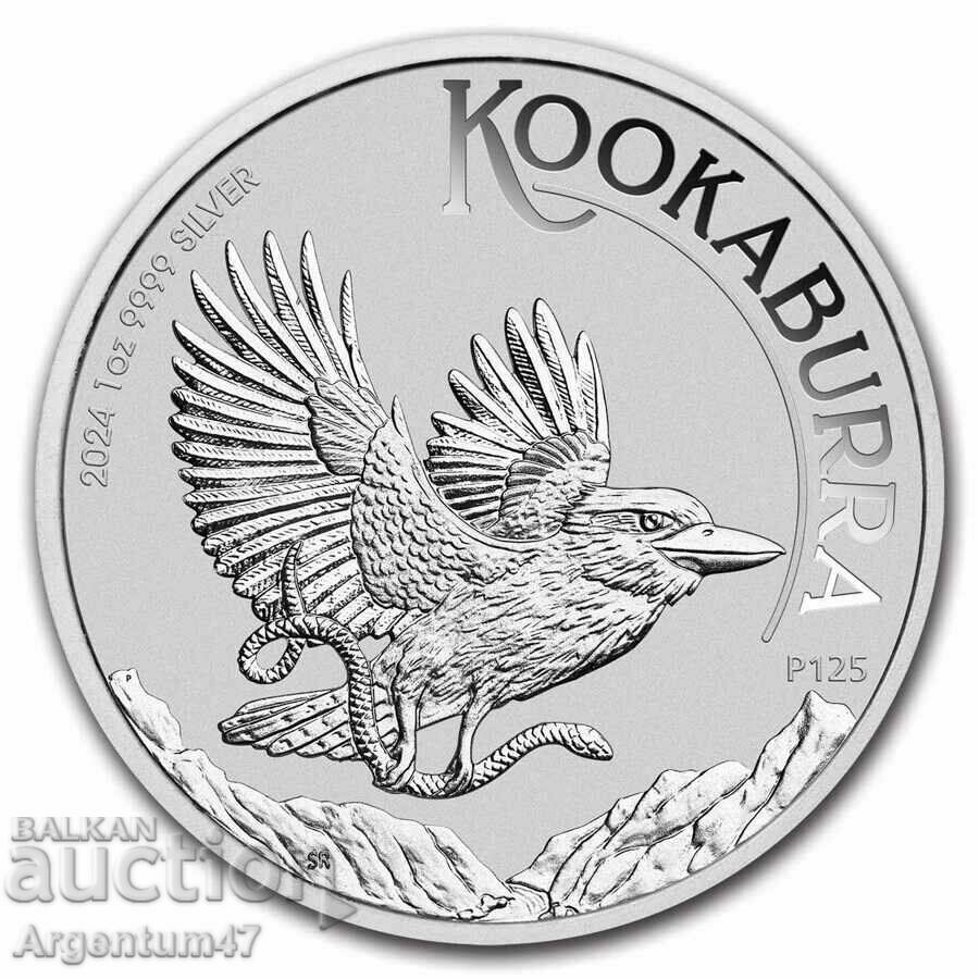 SILVER 1 OZ 2024 AUSTRALIA - KOOKABURA