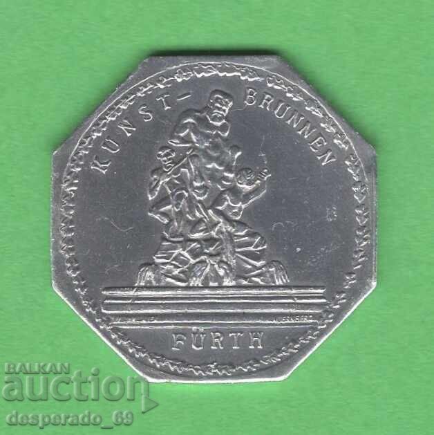 (¯`'•.¸ 20 πφενίγκ 1921 ΓΕΡΜΑΝΙΑ (Nürnberg-Fürth ) aUNC11 (¯`'•.¸ 20 πφενίγκ 1921 ΓΕΡΜΑΝΙΑ (Nürnberg-Fürth ) aUNC11