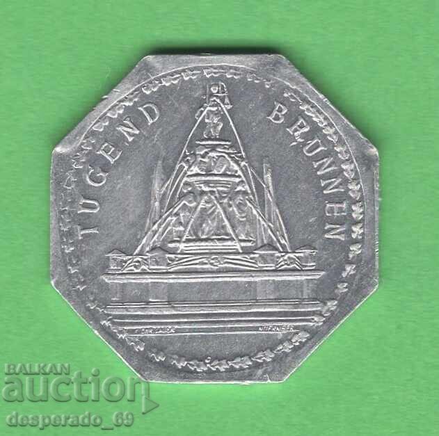 (¯`'•.¸ 20 πφένιγκ 1921 ΓΕΡΜΑΝΙΑ (Nürnberg-Fürth ) aUNC 4