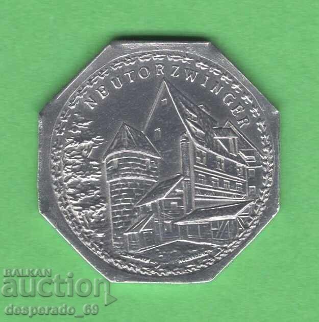 (¯`'•.¸ 20 πένινγκ 1921 ΓΕΡΜΑΝΙΑ (Nürnberg-Fürth ) aUNC15