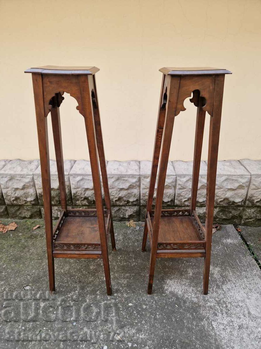 A pair of wonderful antique high tables with price 397.00 BGN | € 202.98 A pair of wonderful antique high tables with price 397.00 BGN | € 202.98