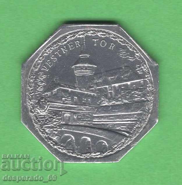 (¯`'•.¸ 20 pfennig 1921 GERMANIA (Nürnberg-Fürth) aUNC13 (¯`'•.¸ 20 pfennig 1921 GERMANIA (Nürnberg-Fürth) aUNC13