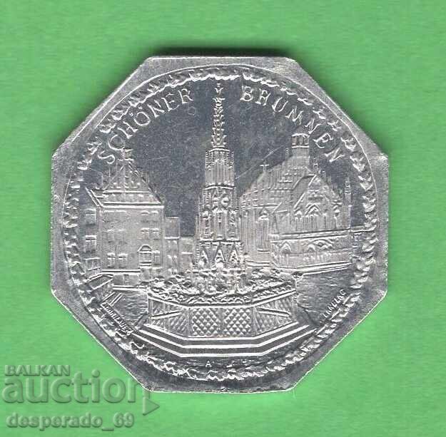 (¯`'•.¸ 20 πφένιγκ 1921 ΓΕΡΜΑΝΙΑ (Nürnberg-Fürth ) aUNC24 (¯`'•.¸ 20 πφένιγκ 1921 ΓΕΡΜΑΝΙΑ (Nürnberg-Fürth ) aUNC24