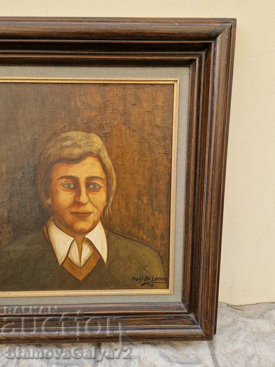 Auction Very good original oil on canvas painting Auction Very good original oil on canvas painting