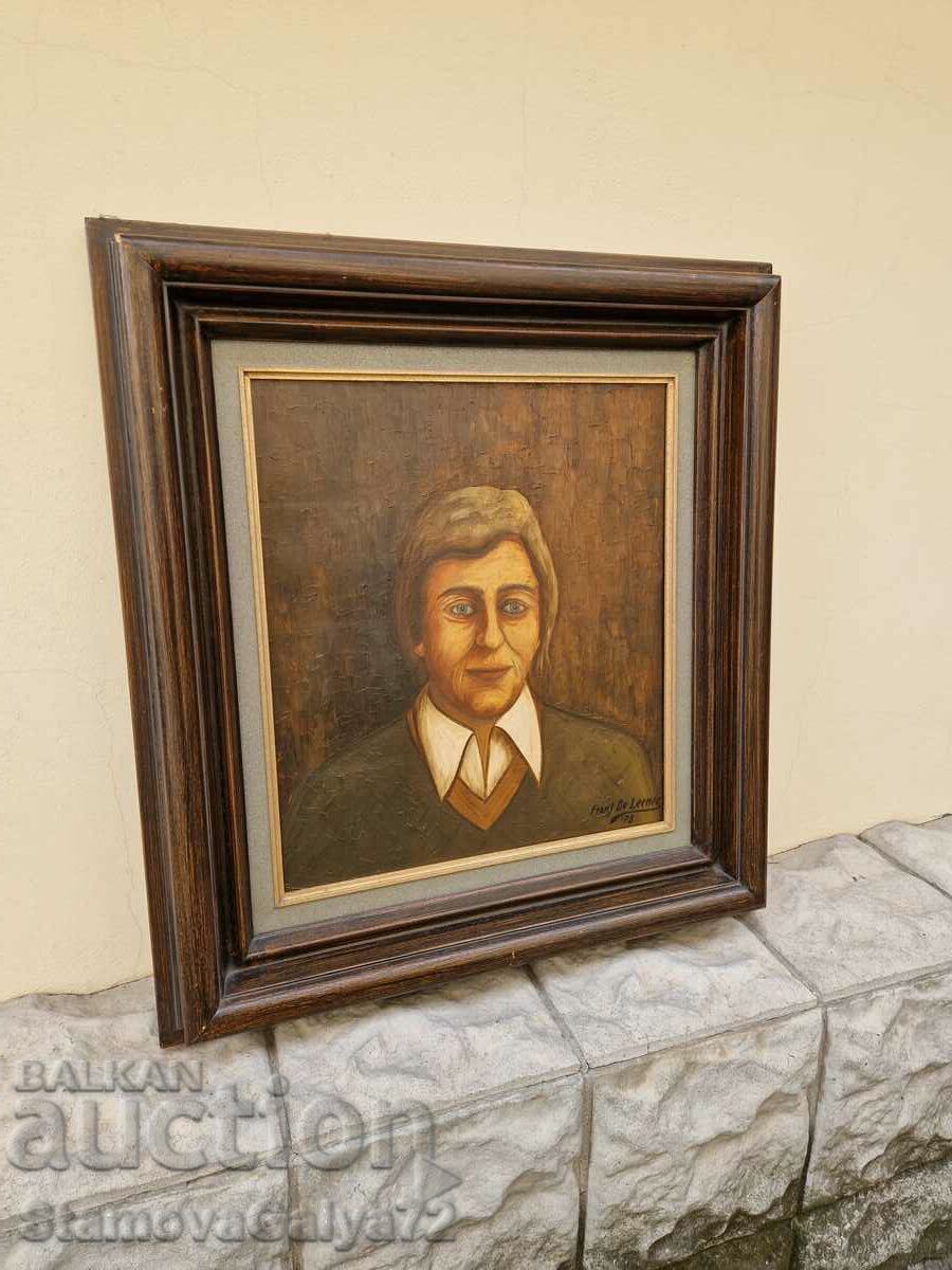 Very good original oil on canvas painting - 5 Very good original oil on canvas painting - 5