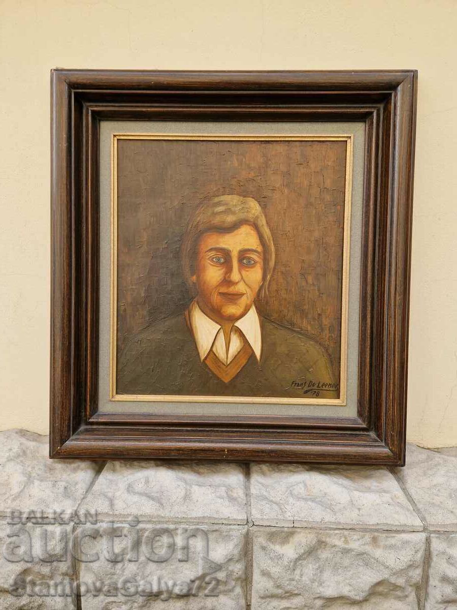 Very good original oil on canvas painting Very good original oil on canvas painting