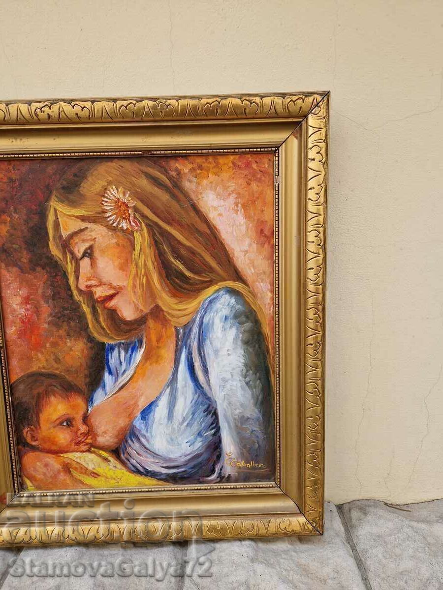 Παράδοση Πολύ καλή ισπανική ζωγραφική με λάδι σε καμβά